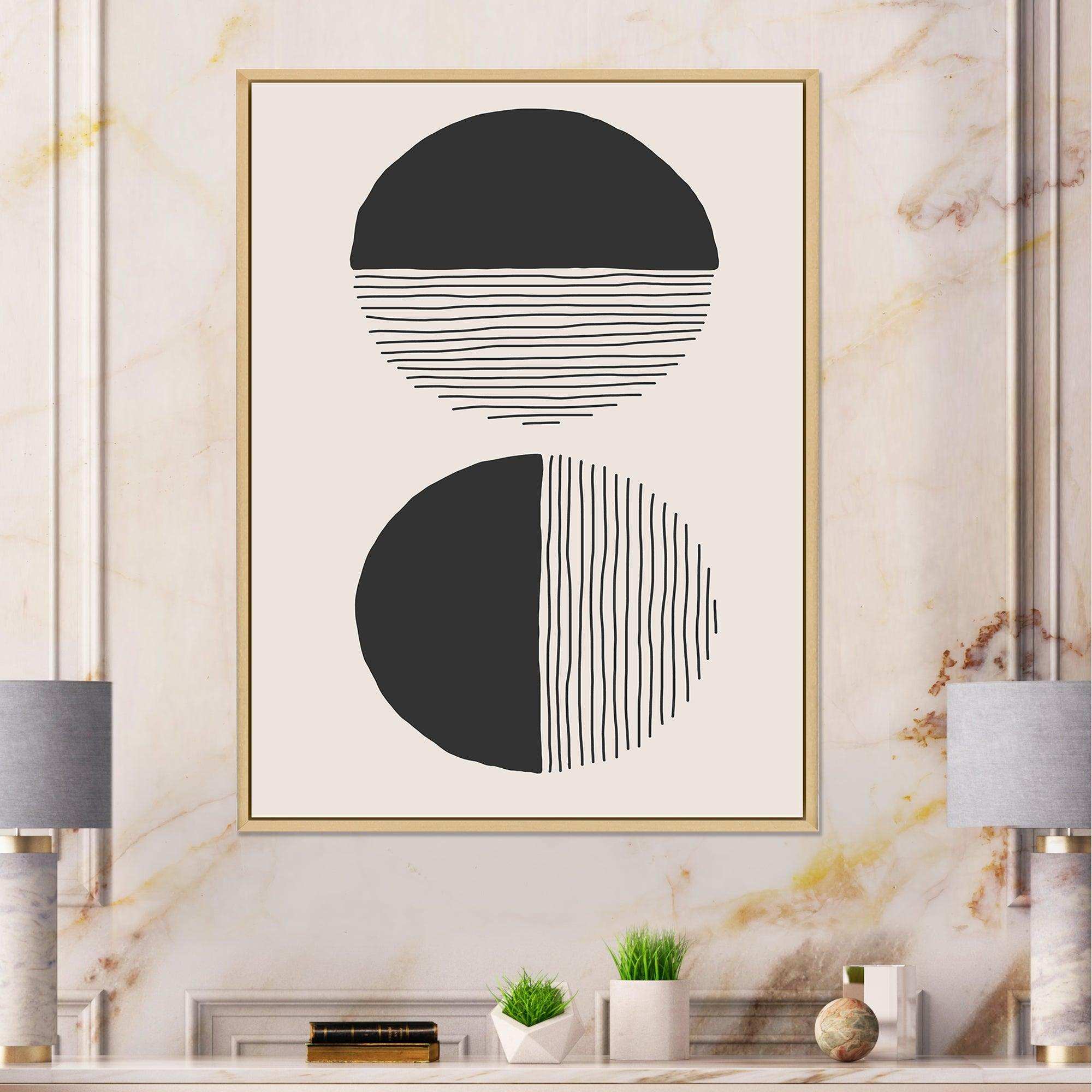 Minimal Geometric Lines And Circle IV
