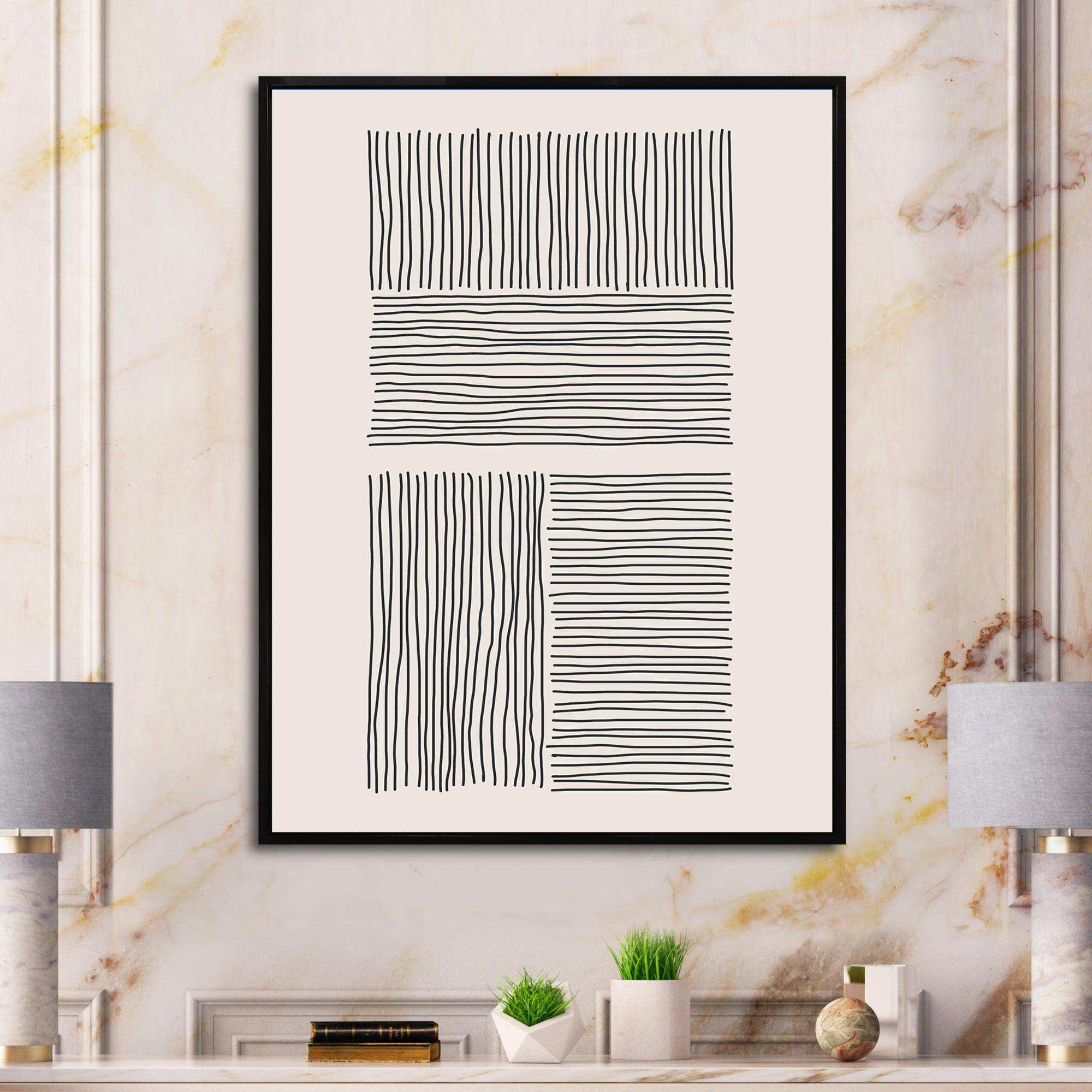 Minimal Geometric Lines And Squares IV