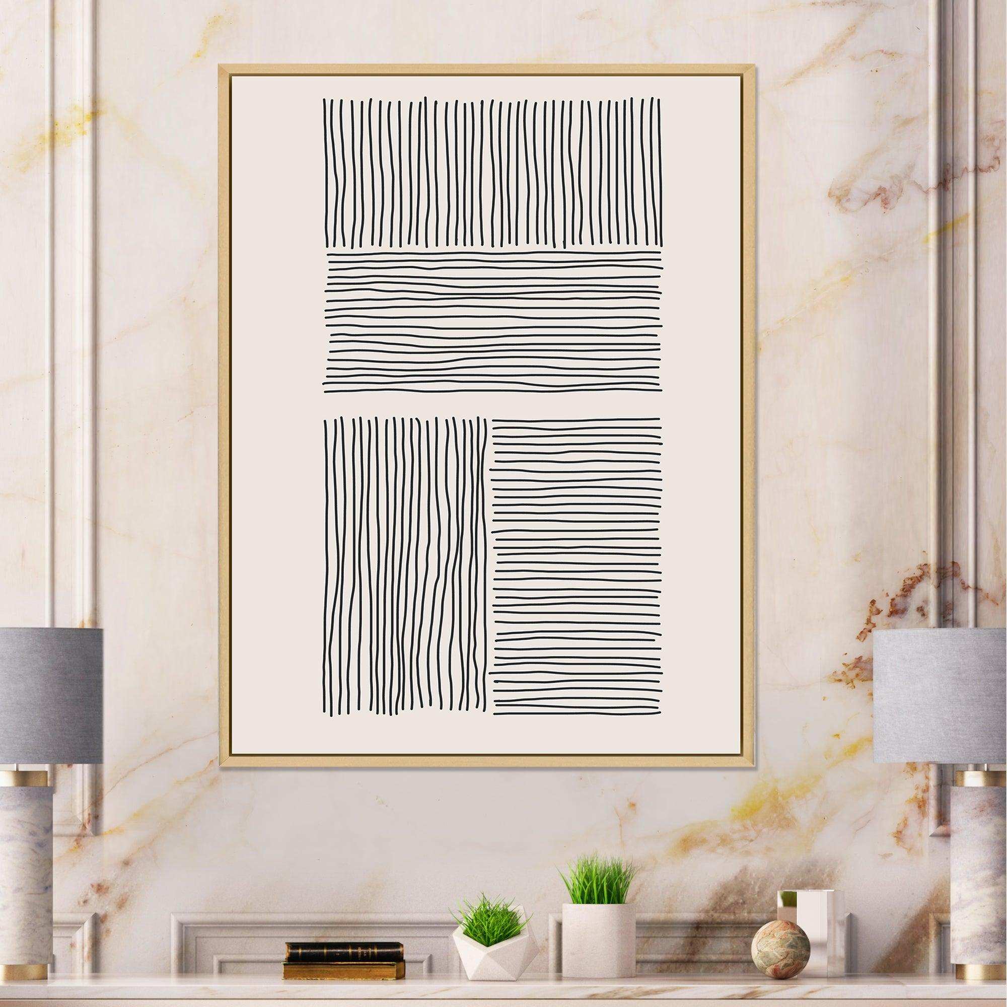 Minimal Geometric Lines And Squares IV