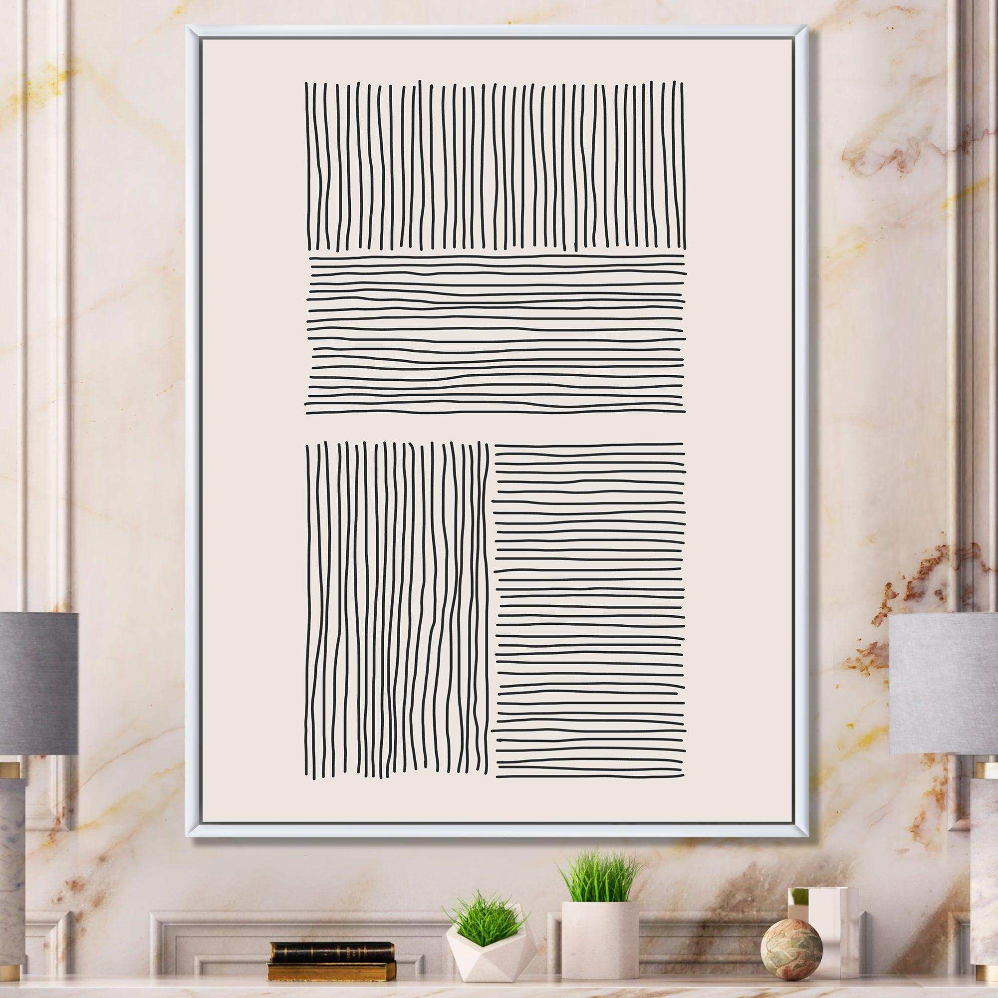 Minimal Geometric Lines And Squares IV