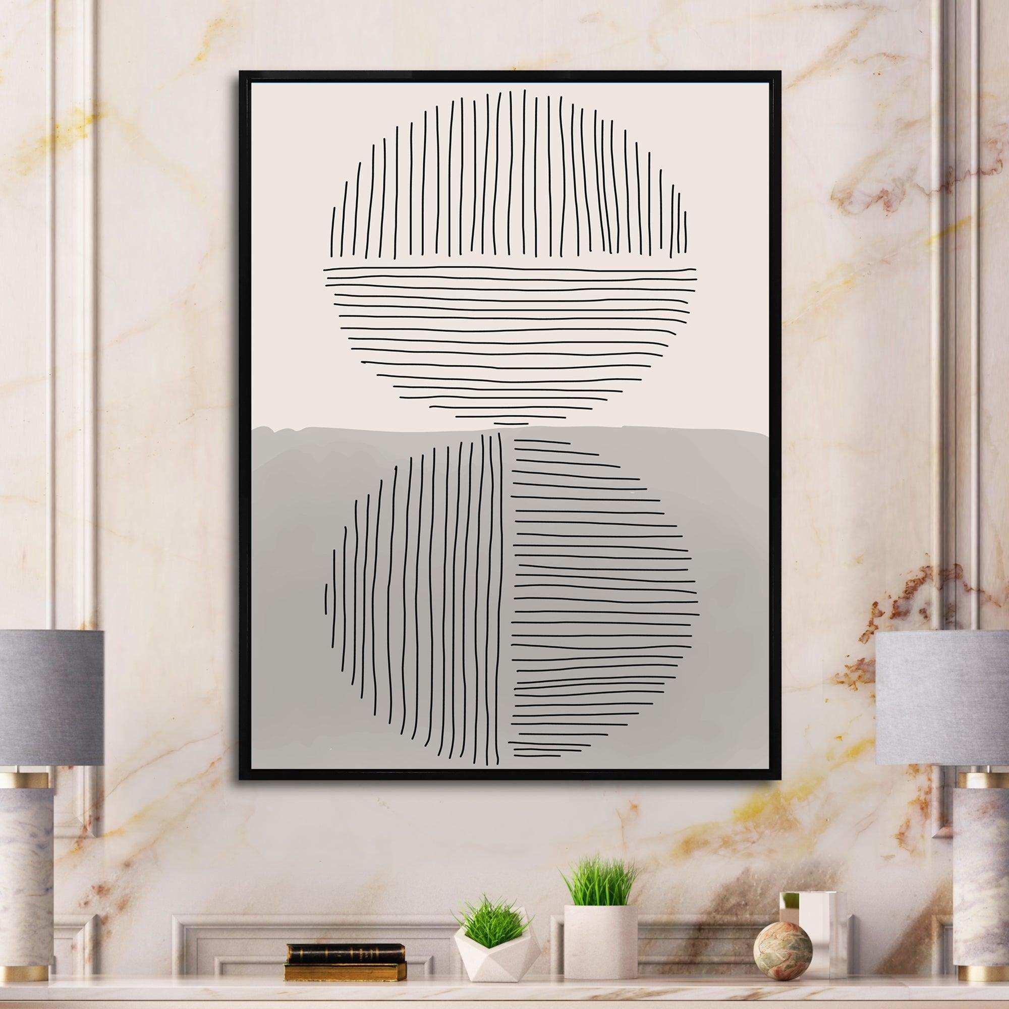 Minimal Geometric Lines And Circle VI