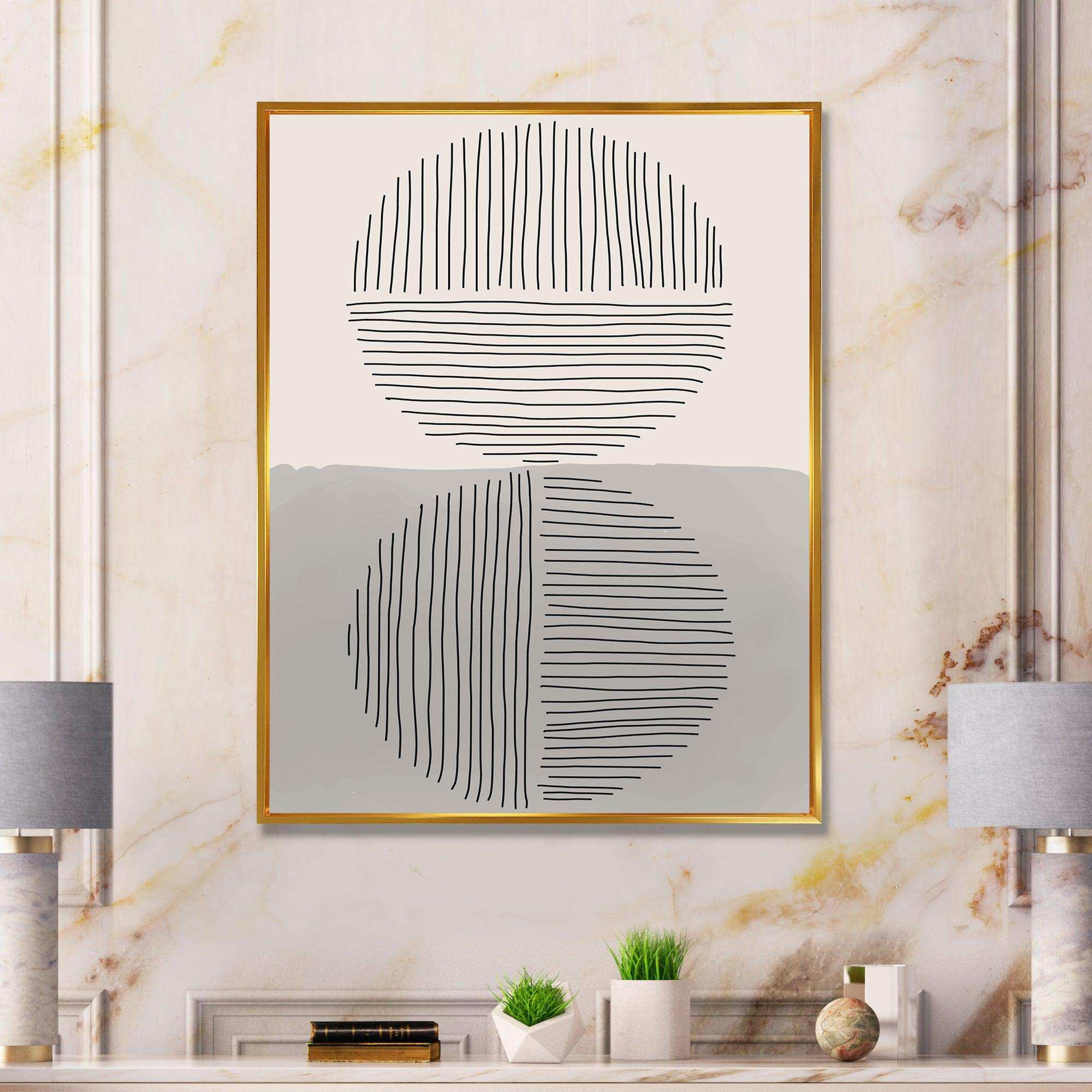 Minimal Geometric Lines And Circle VI