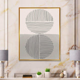 Minimal Geometric Lines And Circle VI