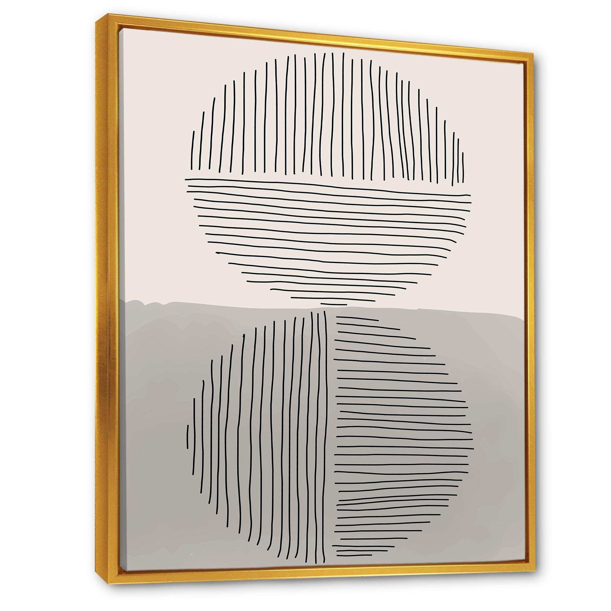 Minimal Geometric Lines And Circle VI