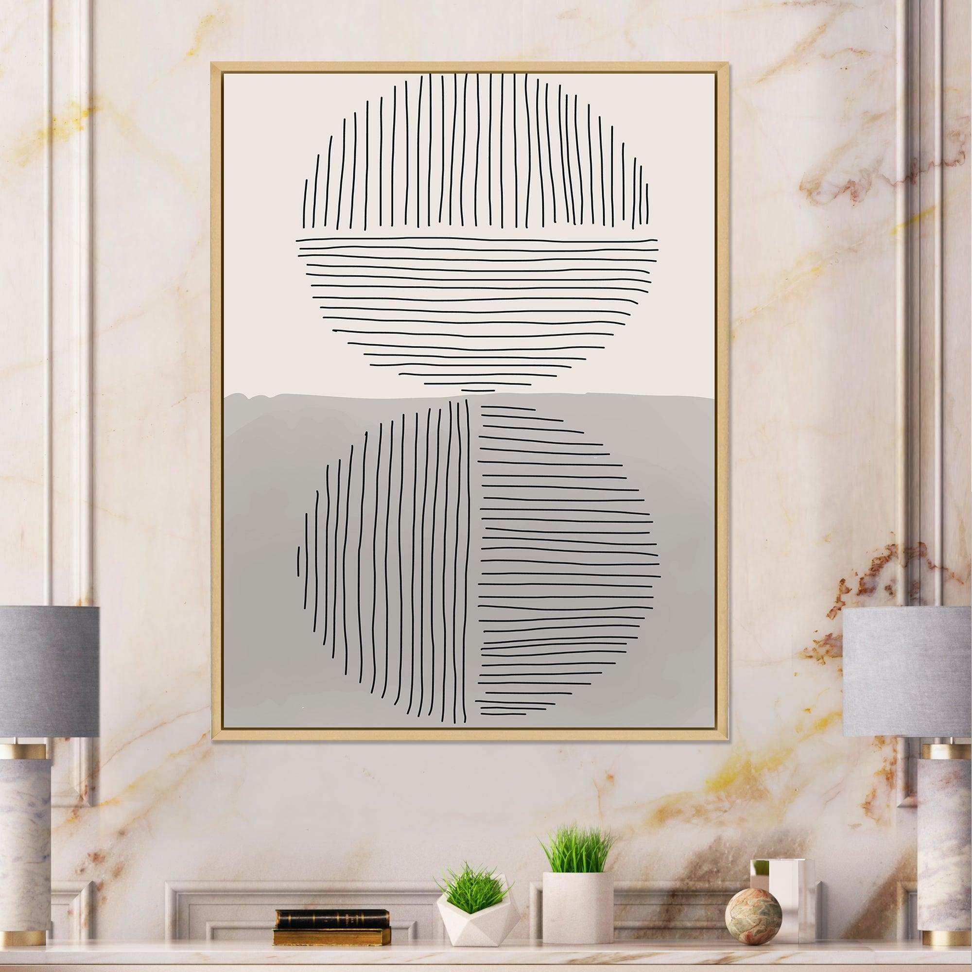 Minimal Geometric Lines And Circle VI