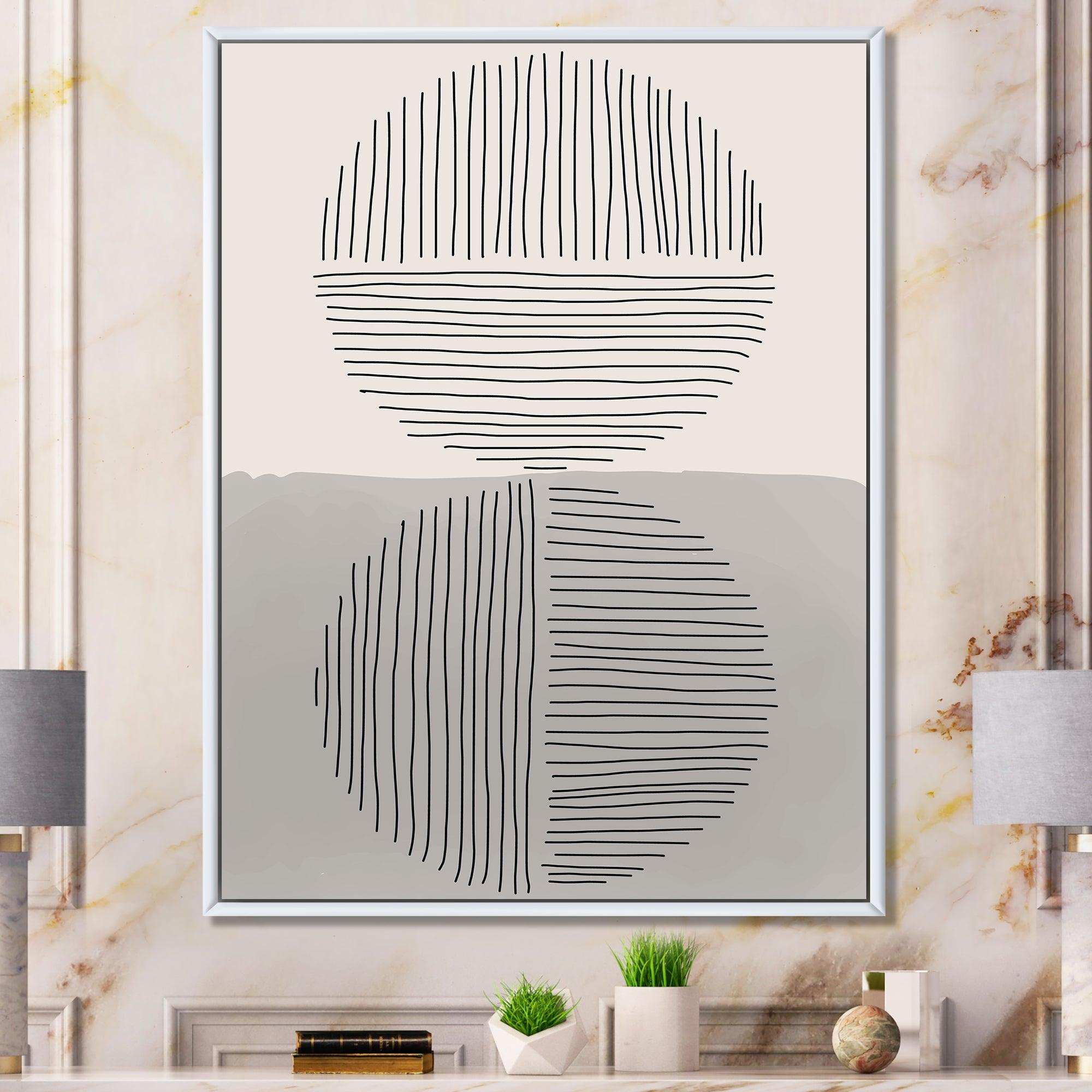 Minimal Geometric Lines And Circle VI