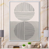 Minimal Geometric Lines And Circle VI