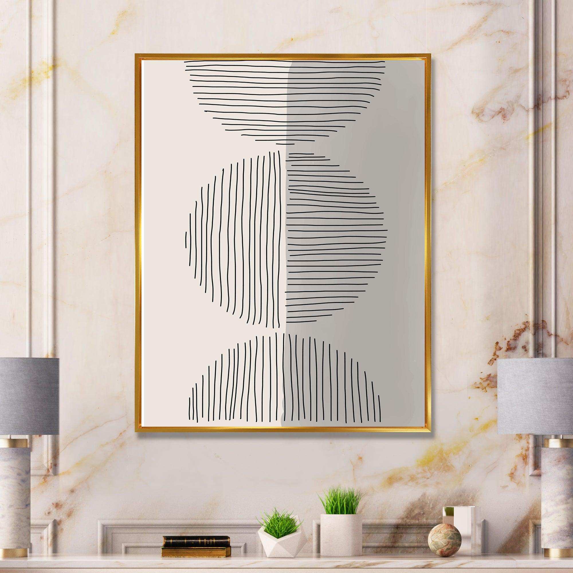Minimal Geometric Lines And Circle VII