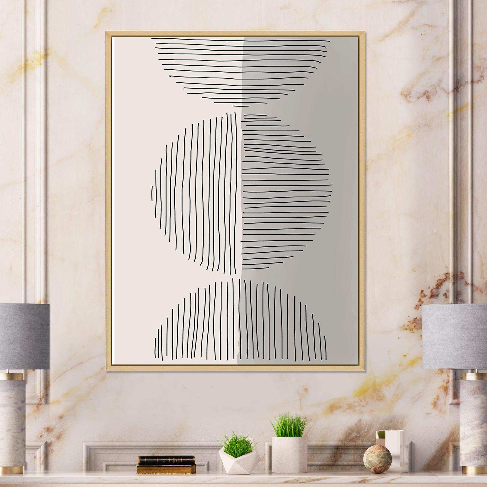 Minimal Geometric Lines And Circle VII