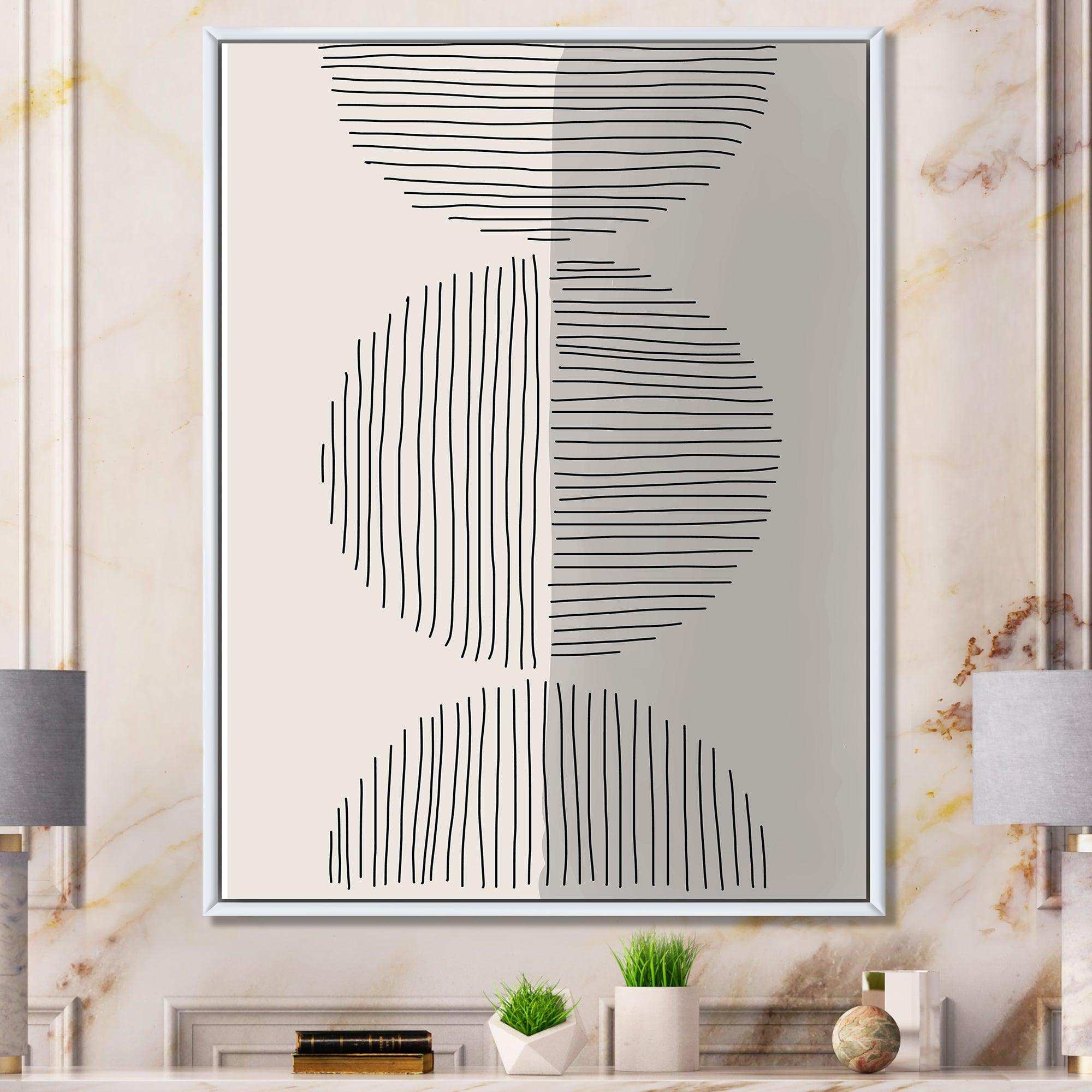 Minimal Geometric Lines And Circle VII