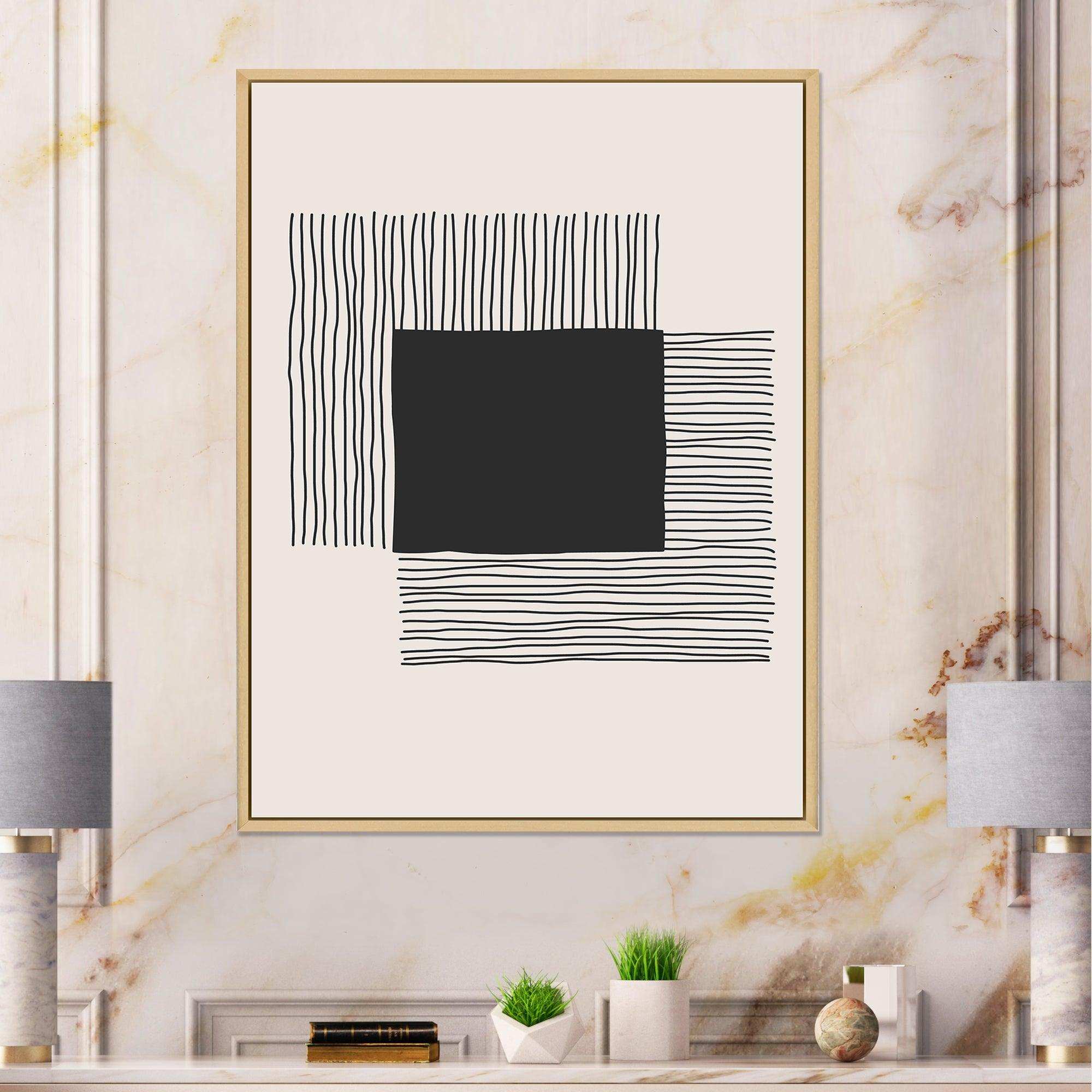 Minimal Geometric Lines And Squares VI