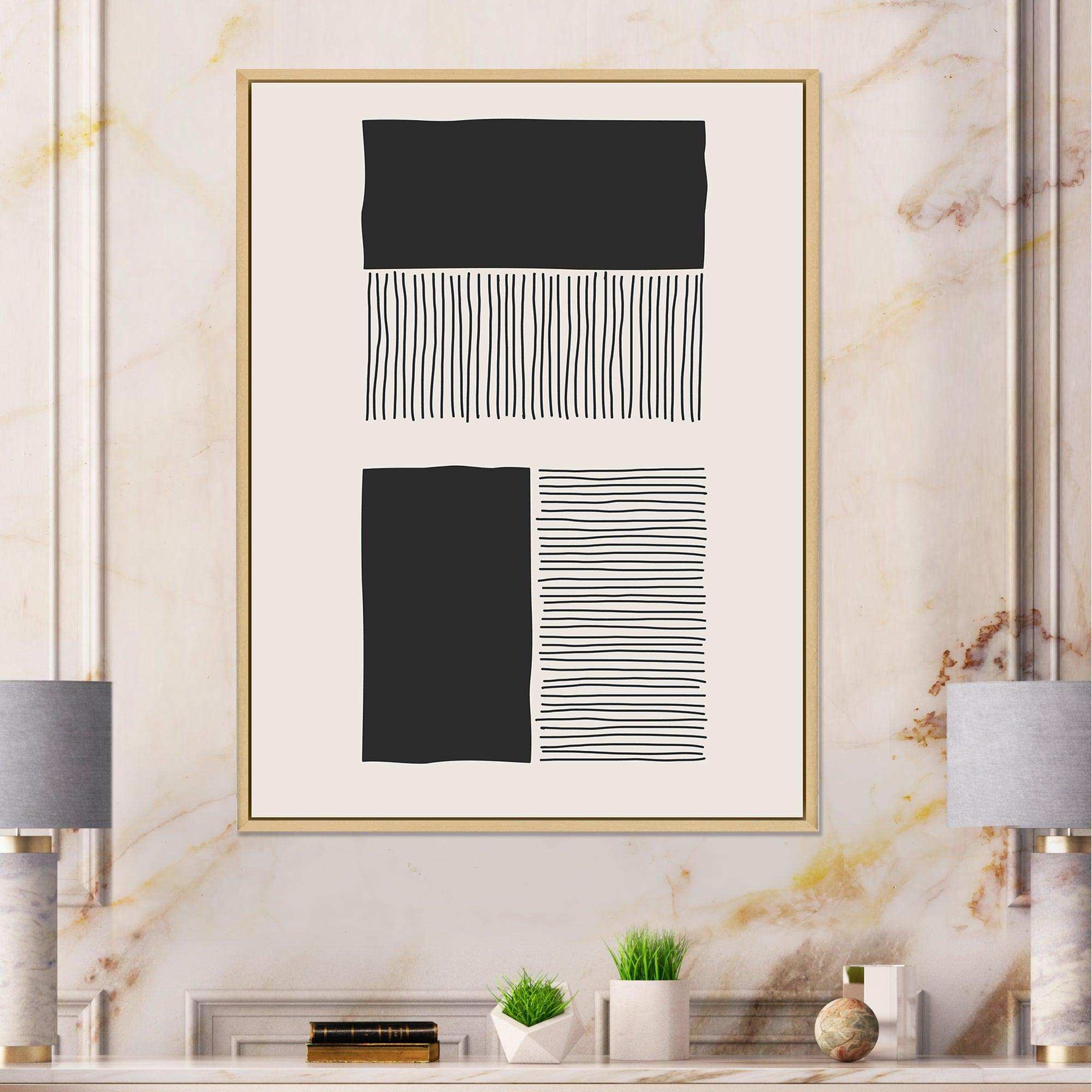 Minimal Geometric Lines And Squares VII