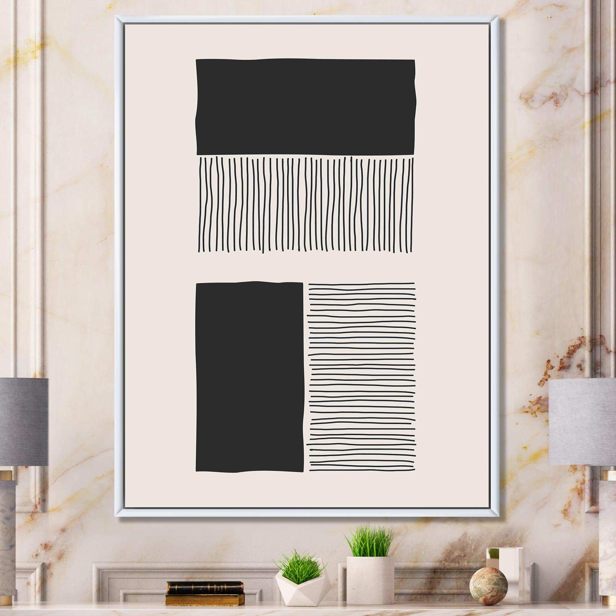 Minimal Geometric Lines And Squares VII