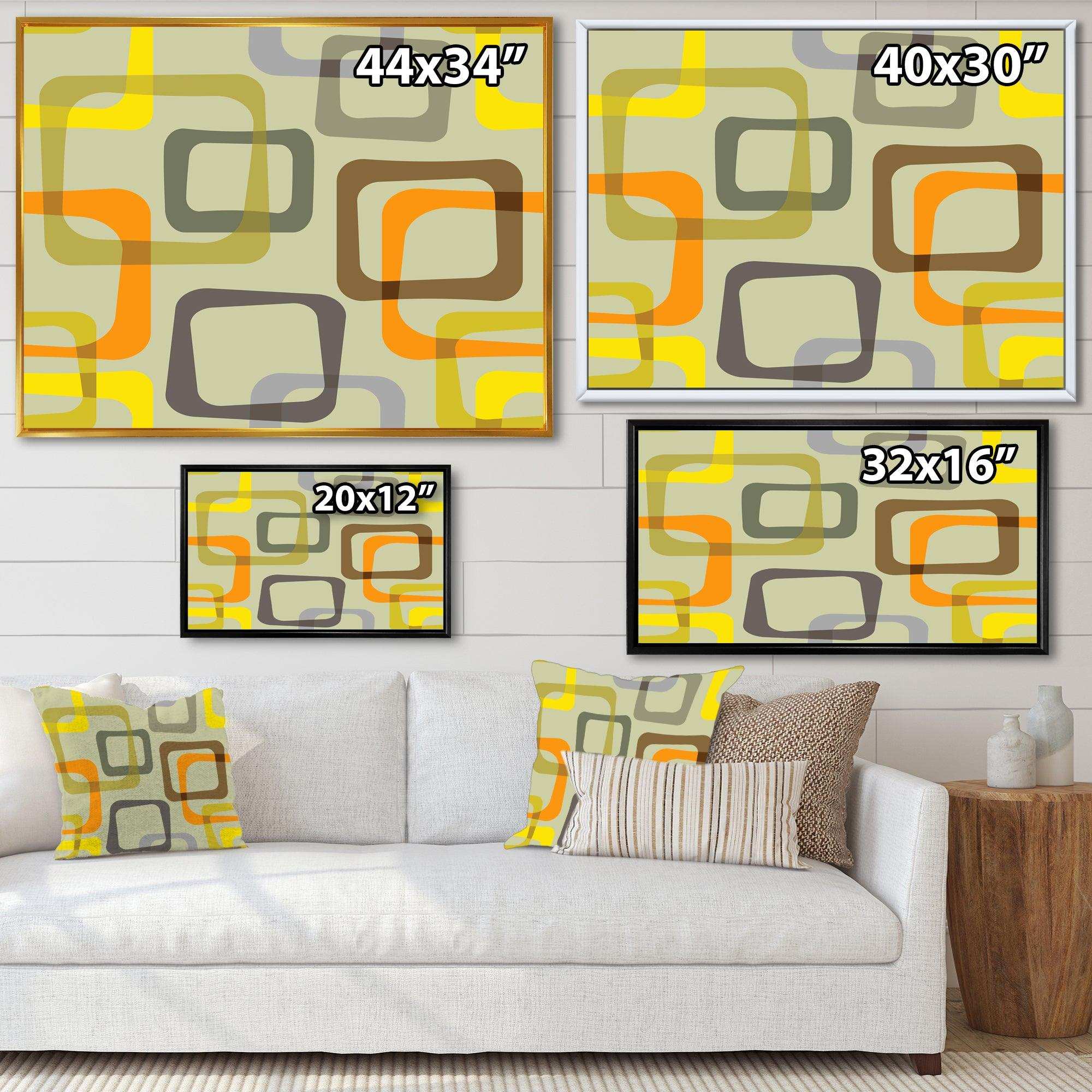 Retro Square Design VII