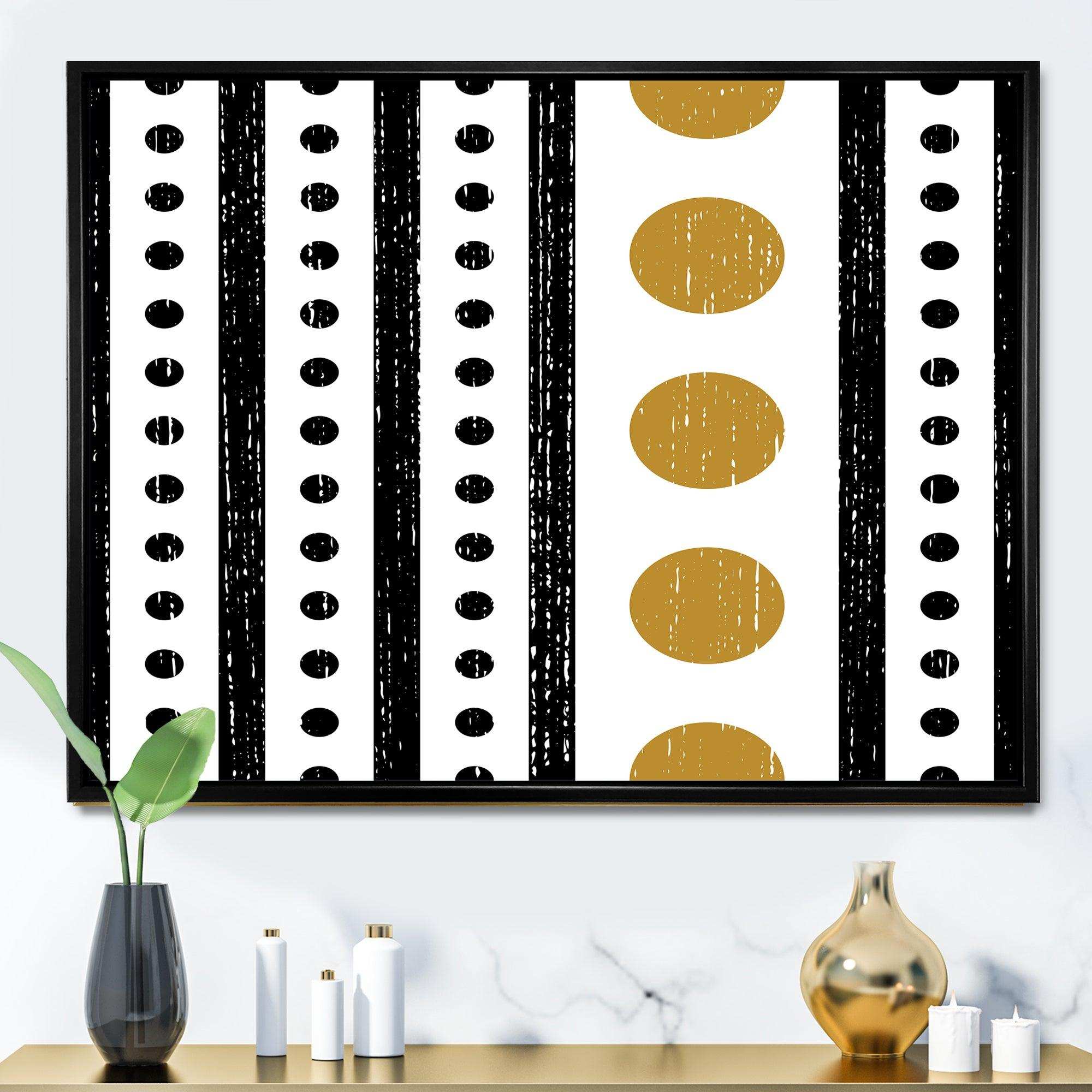 Retro Geometrical Abstract Minimal Pattern VI