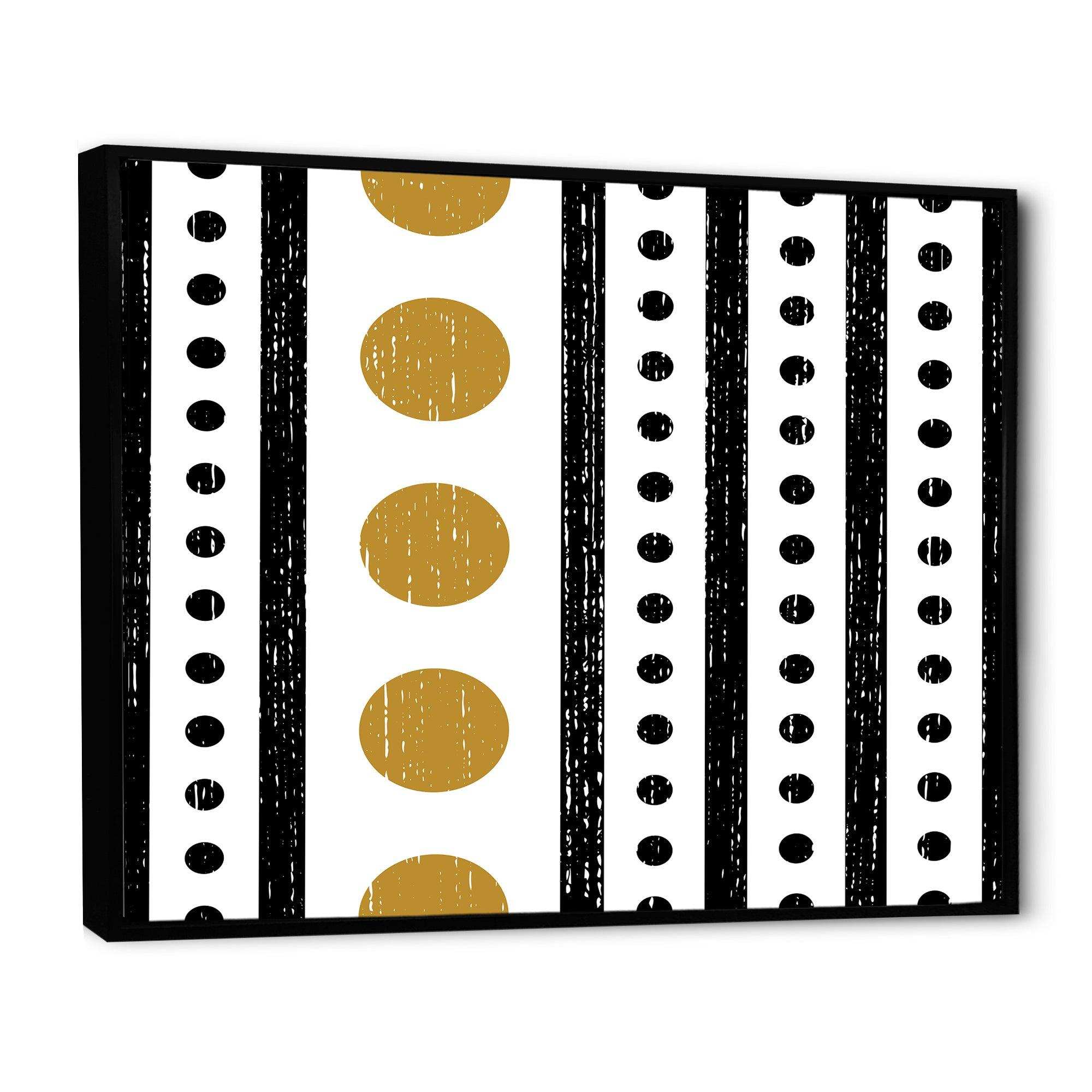 Retro Geometrical Abstract Minimal Pattern VI