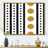 Retro Geometrical Abstract Minimal Pattern VI