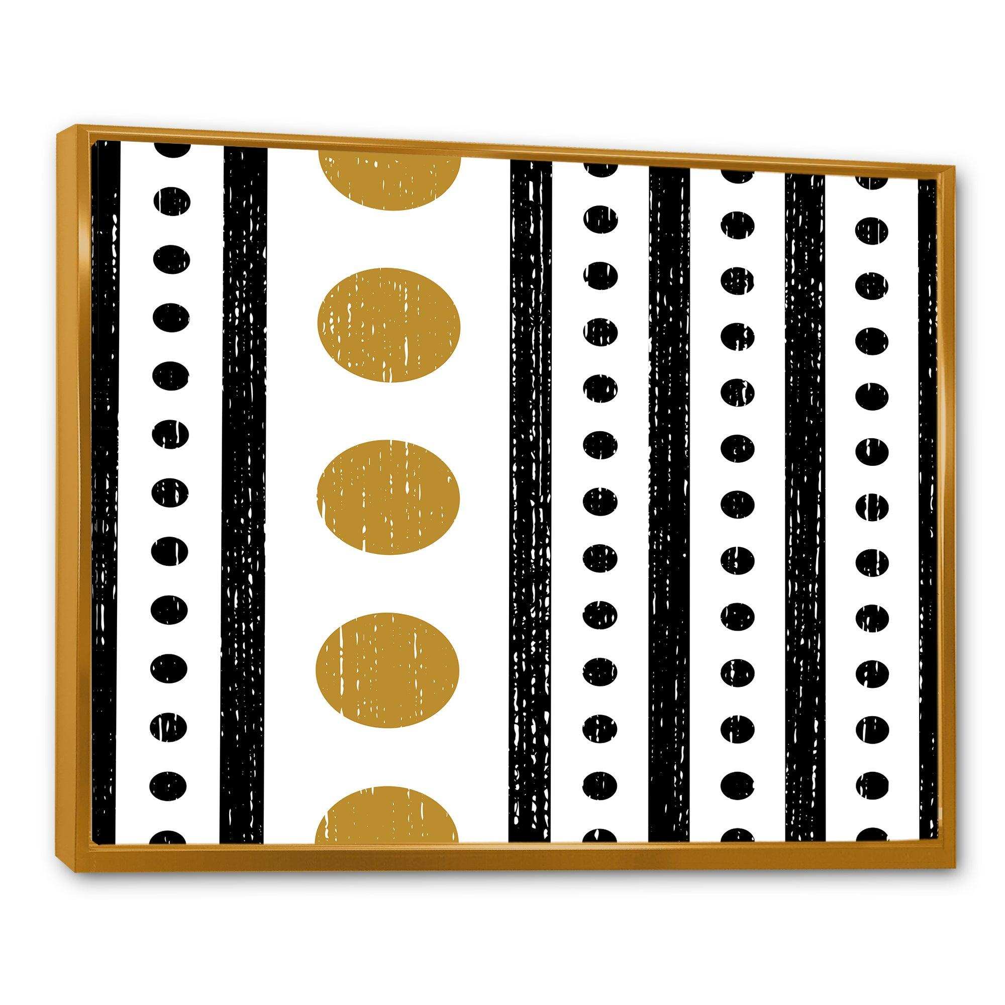 Retro Geometrical Abstract Minimal Pattern VI