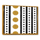 Retro Geometrical Abstract Minimal Pattern VI