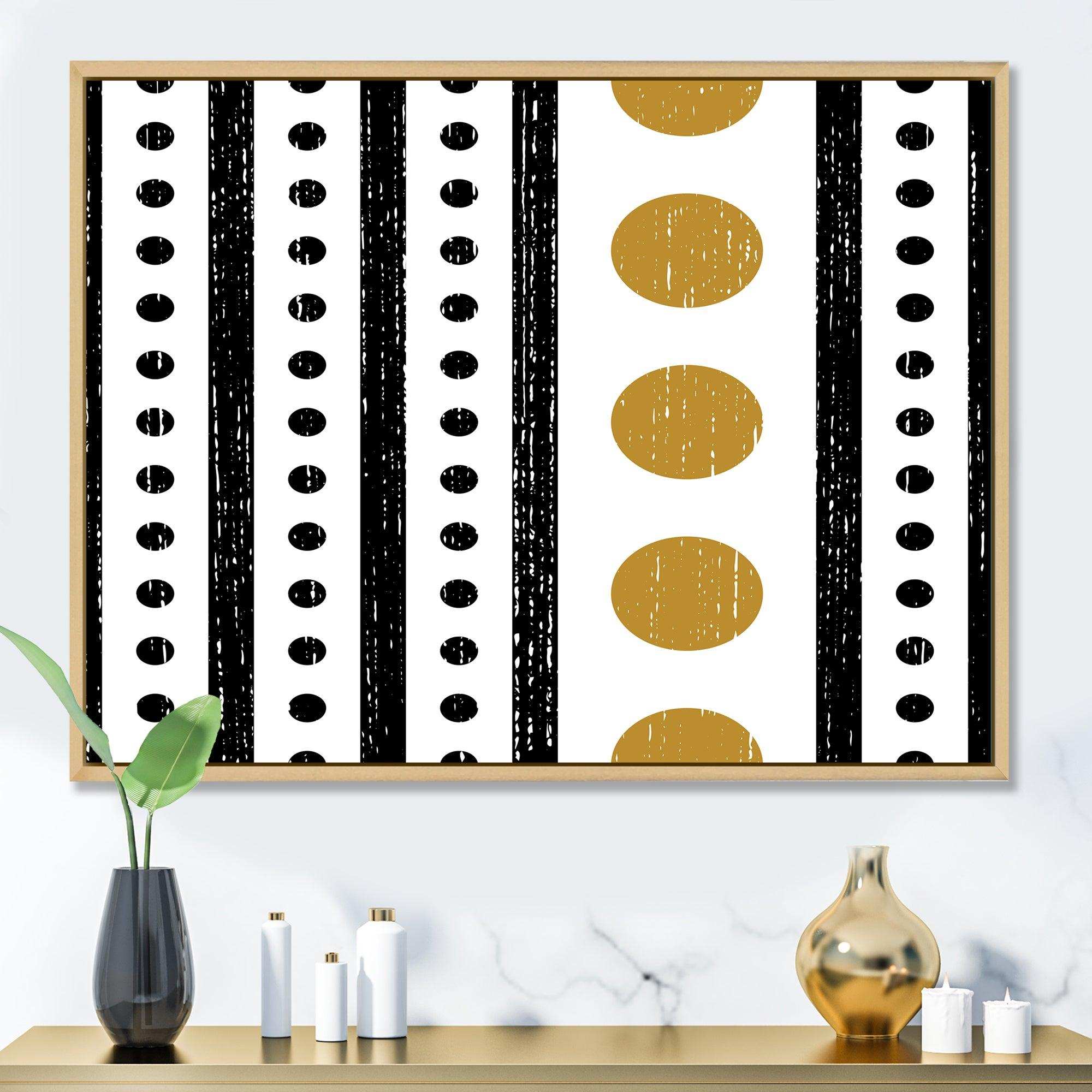 Retro Geometrical Abstract Minimal Pattern VI