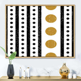 Retro Geometrical Abstract Minimal Pattern VI