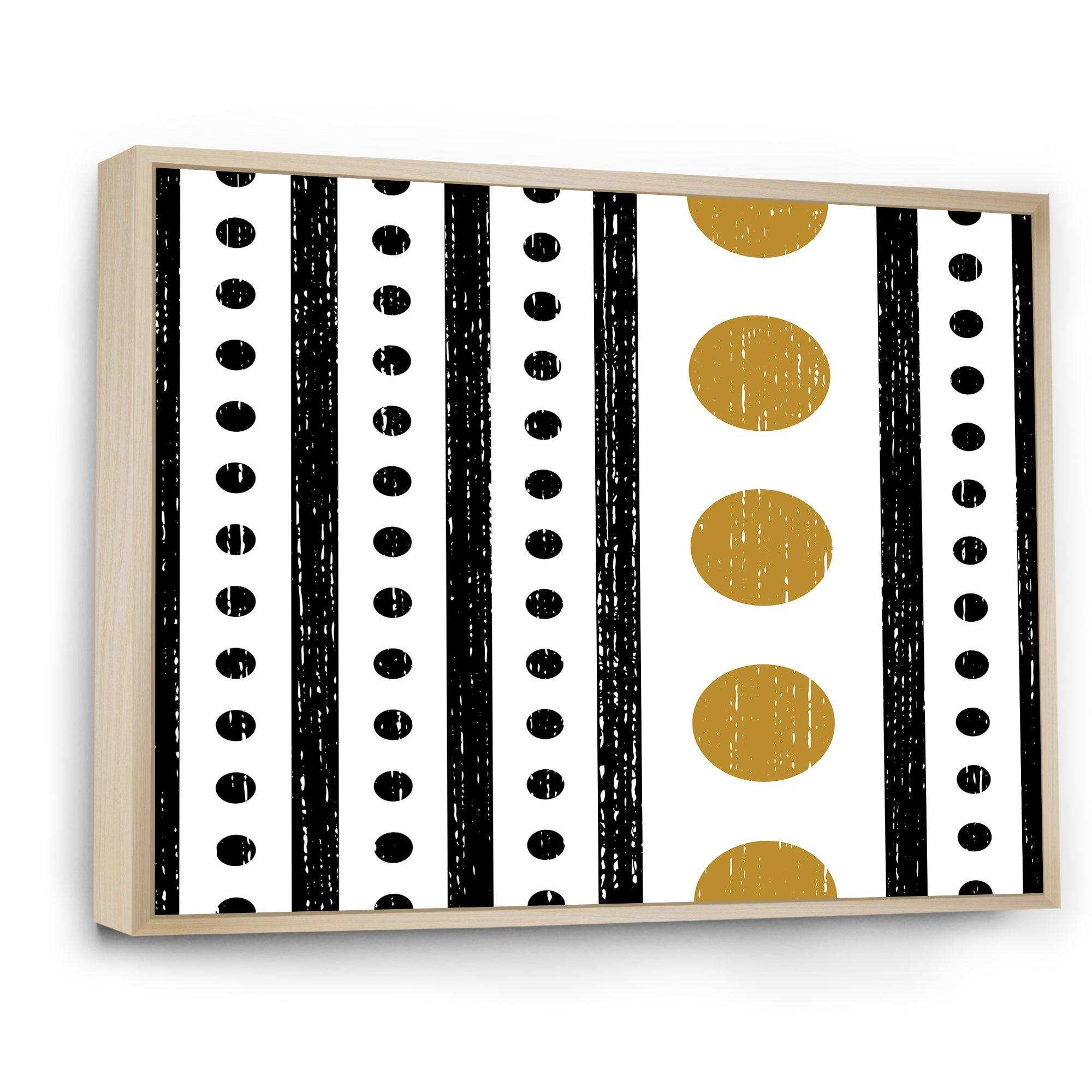 Retro Geometrical Abstract Minimal Pattern VI