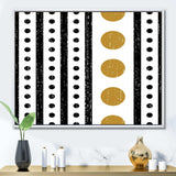 Retro Geometrical Abstract Minimal Pattern VI