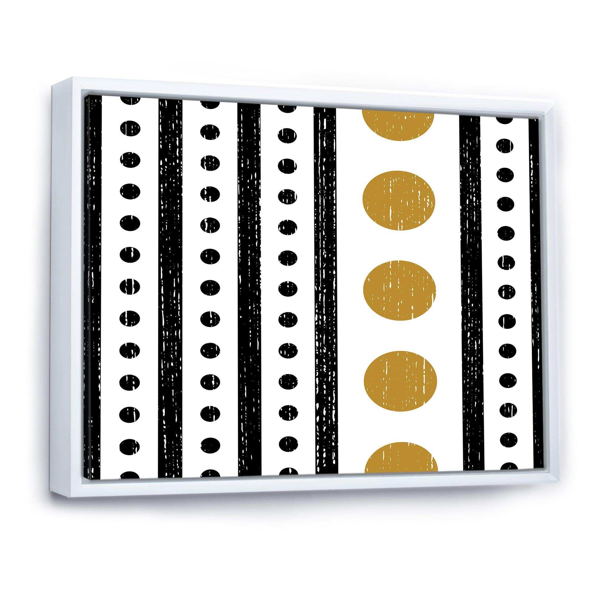 Retro Geometrical Abstract Minimal Pattern VI