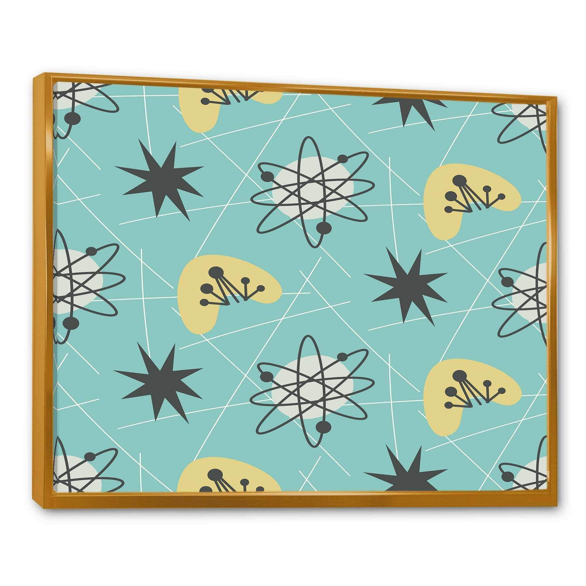 1950 Retro Pattern I - IDesignart | Wall Art, Mirrors, Chairs, Clocks and More