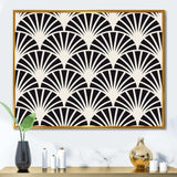 Retro Art Deco Waves I