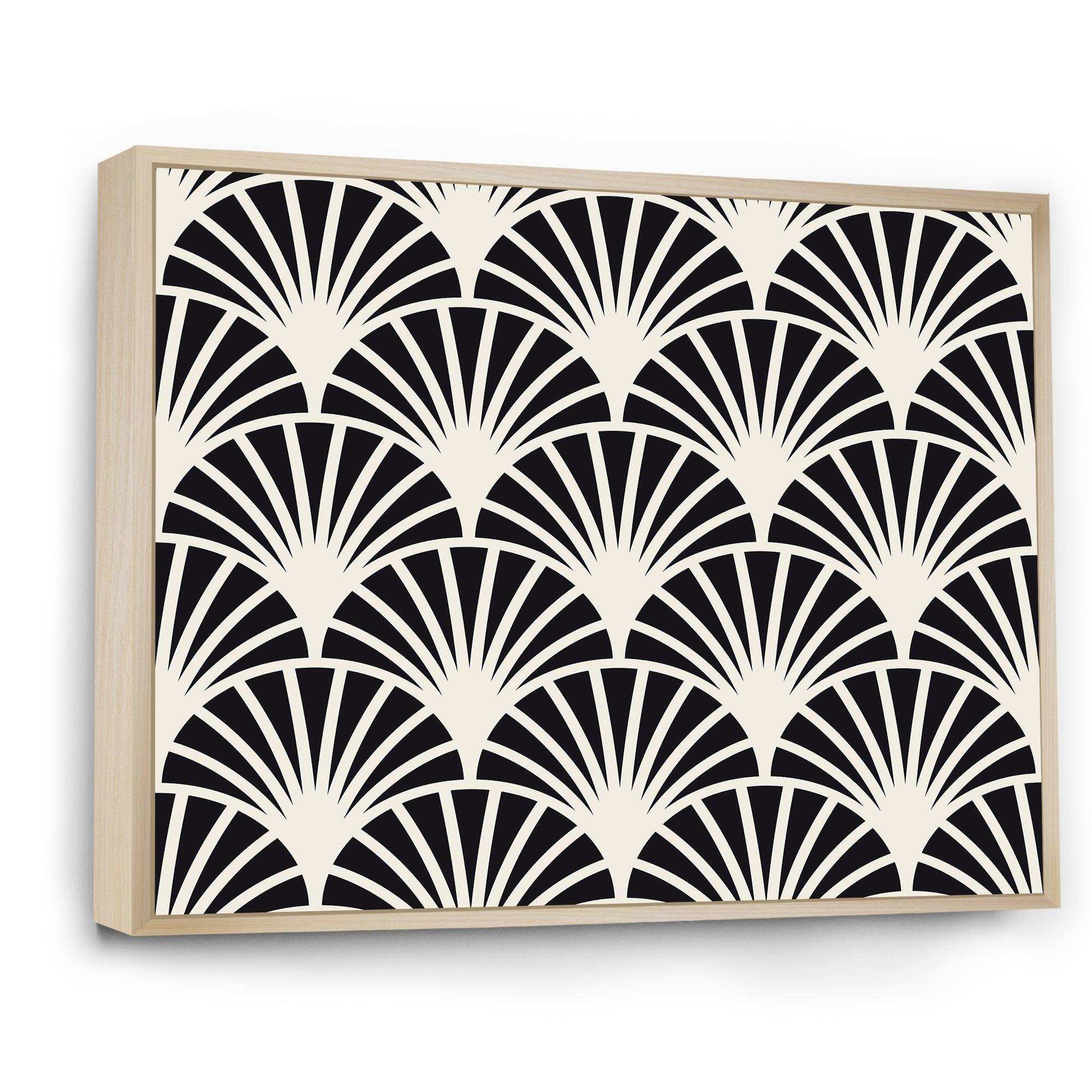 Retro Art Deco Waves I