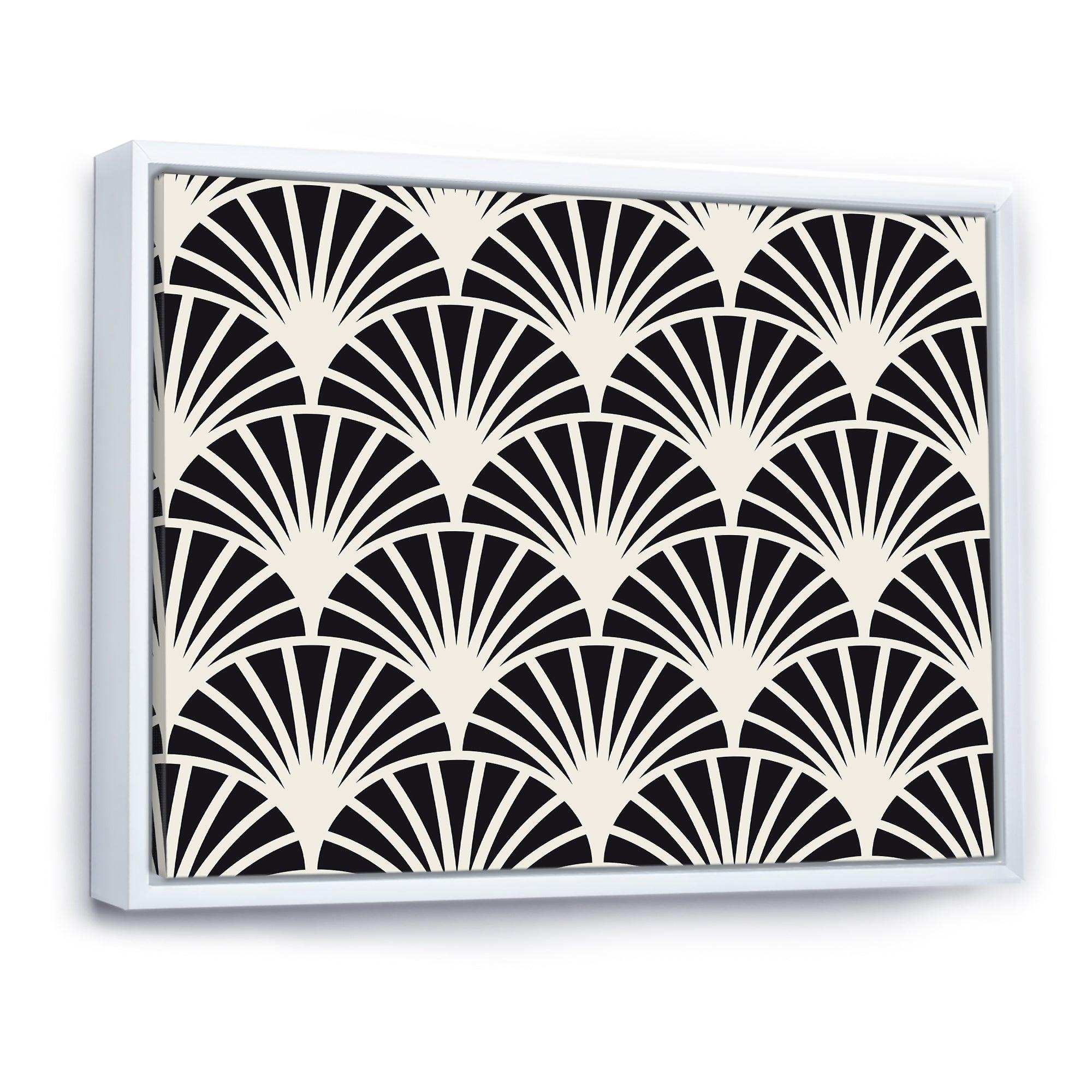 Retro Art Deco Waves I