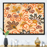 Retro Indian Floral Batik III