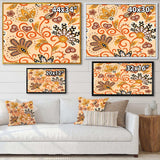 Retro Indian Floral Batik III