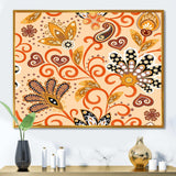 Retro Indian Floral Batik III