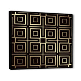 Golden Luxury Metallic Geometrics  XII