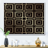 Golden Luxury Metallic Geometrics  XII