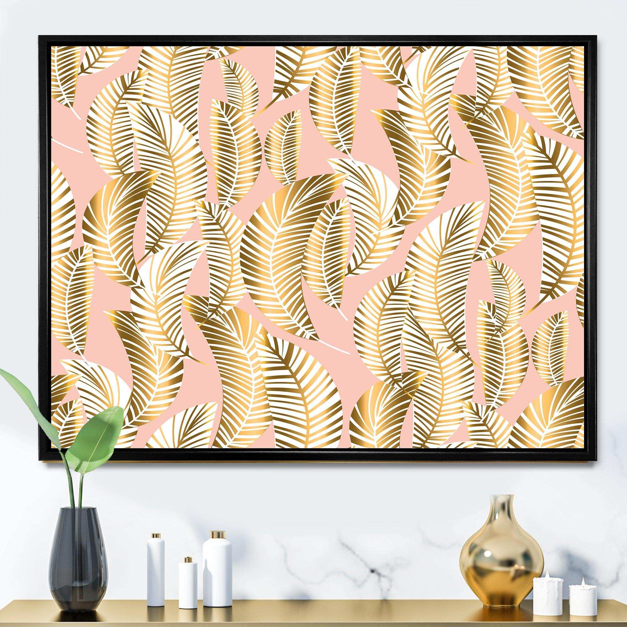 Golden Palm Leaves I