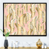 Golden Palm Leaves I