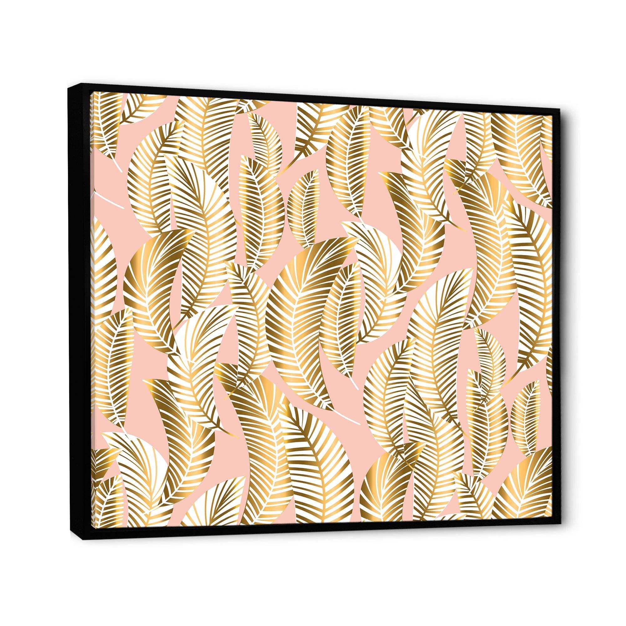 Golden Palm Leaves I