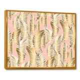 Golden Palm Leaves I