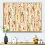 Golden Palm Leaves I