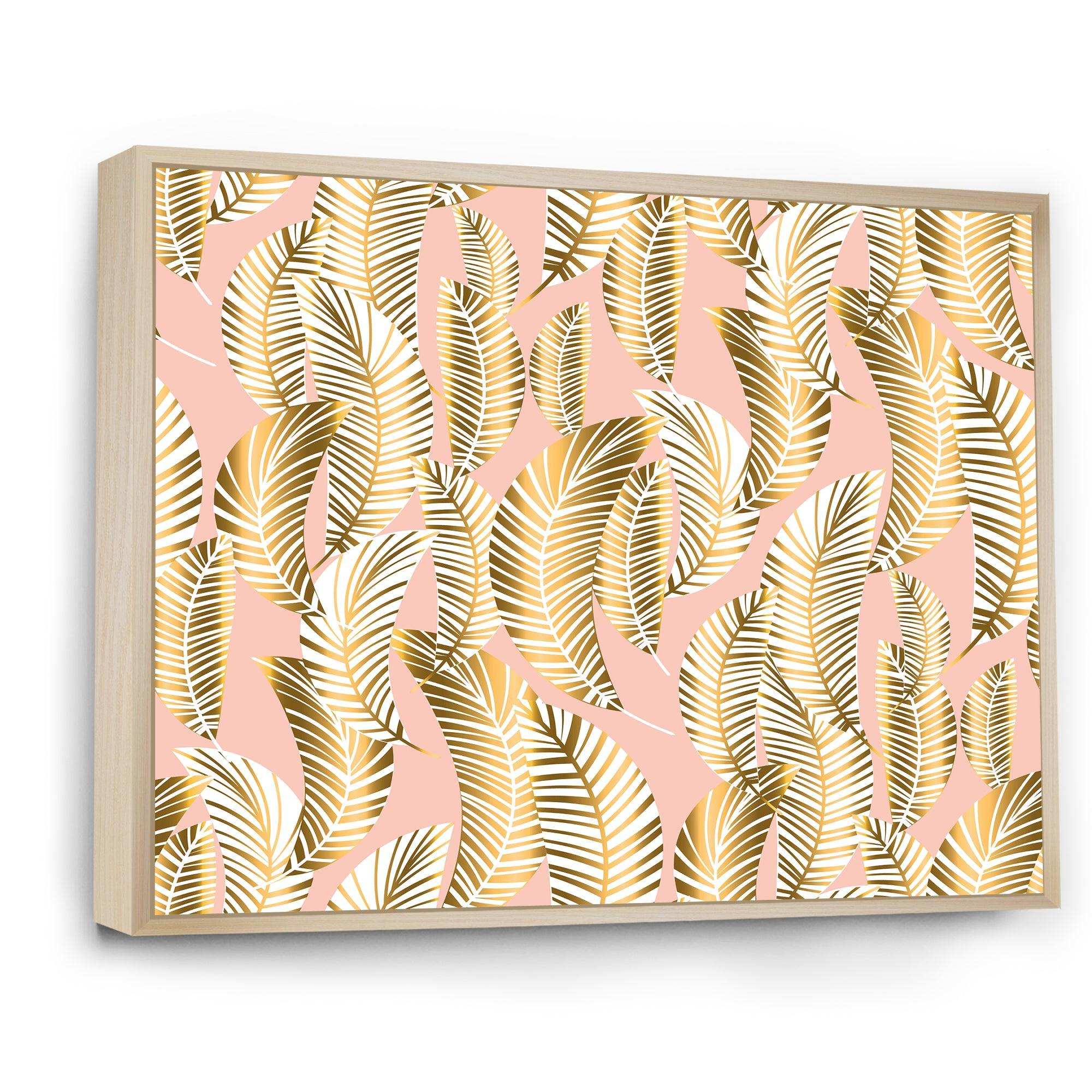Golden Palm Leaves I