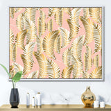 Golden Palm Leaves I