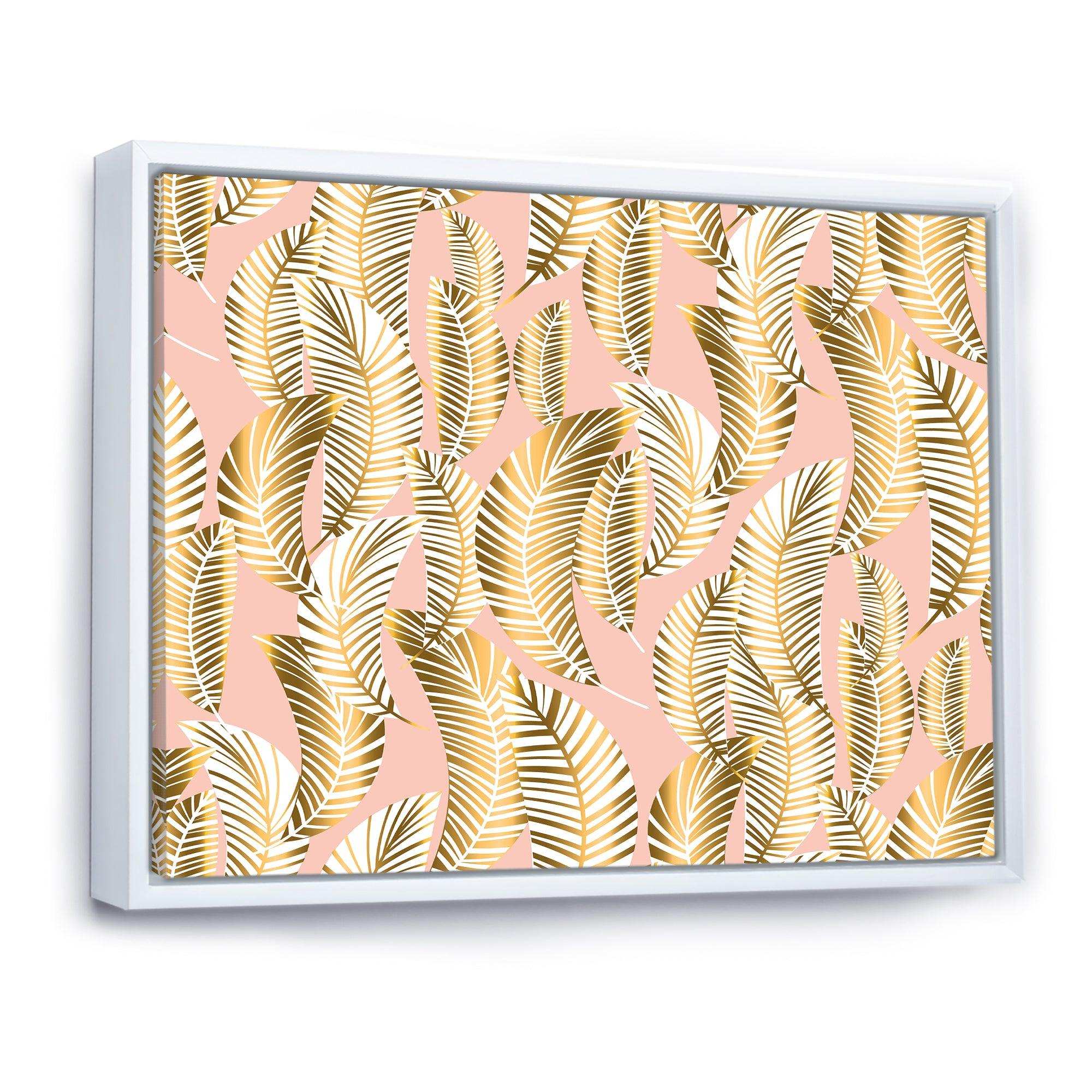 Golden Palm Leaves I