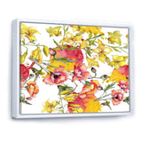 Retro Handdrawn Poppies IV