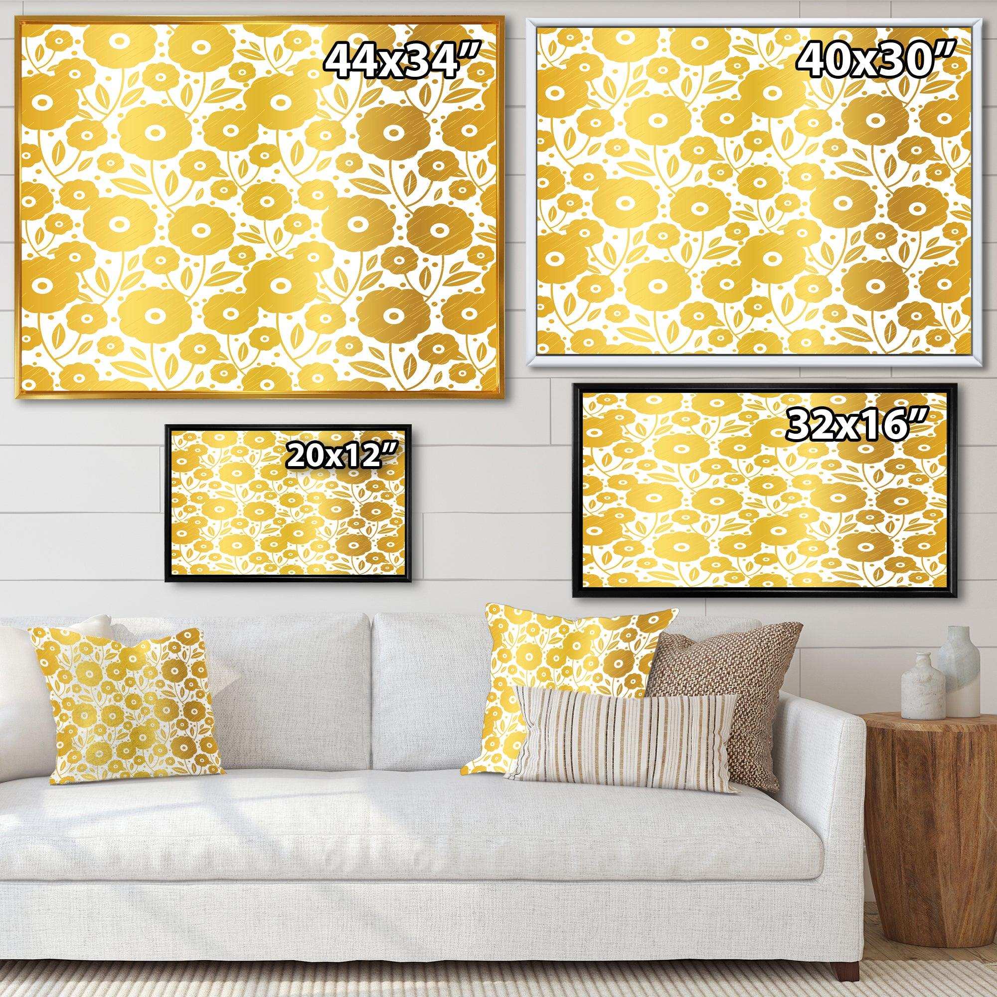 Golden Floral I