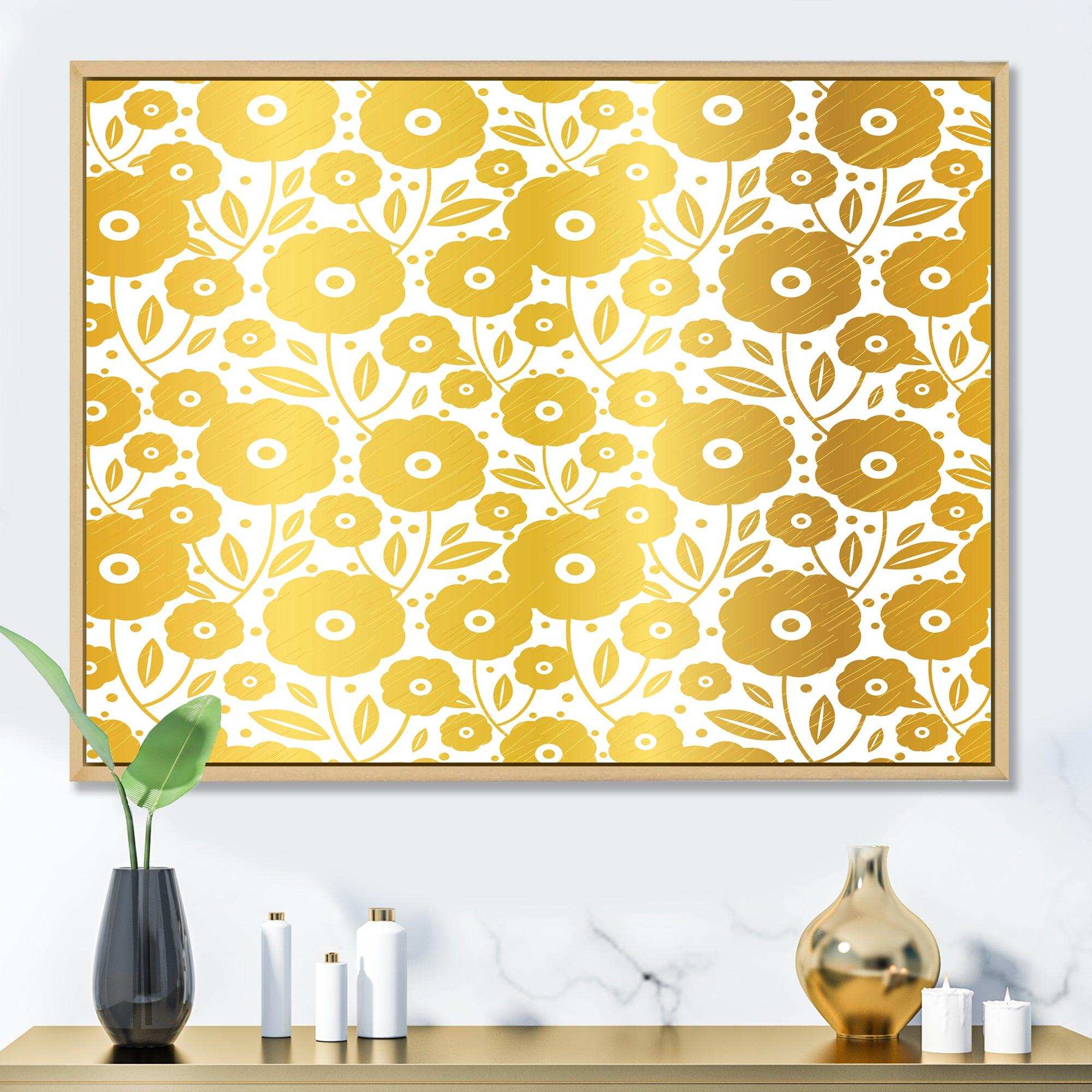 Golden Floral I