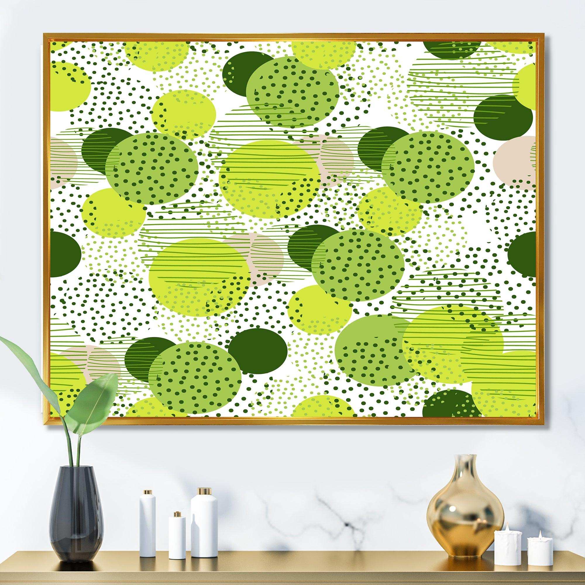 Circular Abstract Retro Geometric X