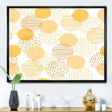 Circular Abstract Retro Geometric IX